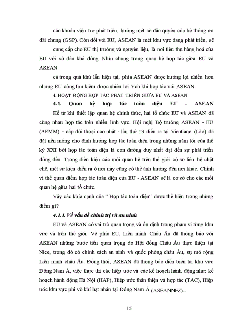 image for page Bước phát triển trong quan hệ EU - ASEAN