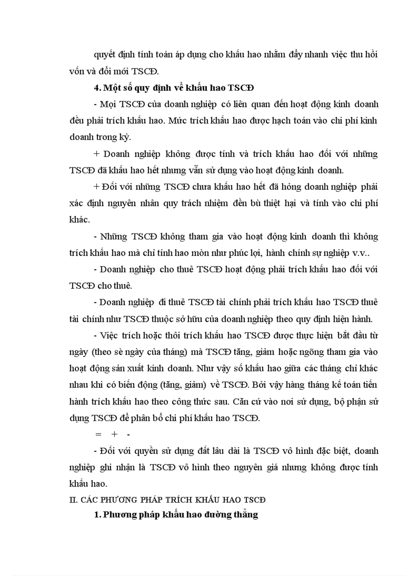 image for page Cơ sở lý luận về khấu hao TSCĐ và hạch toán khấu hao TSCĐ