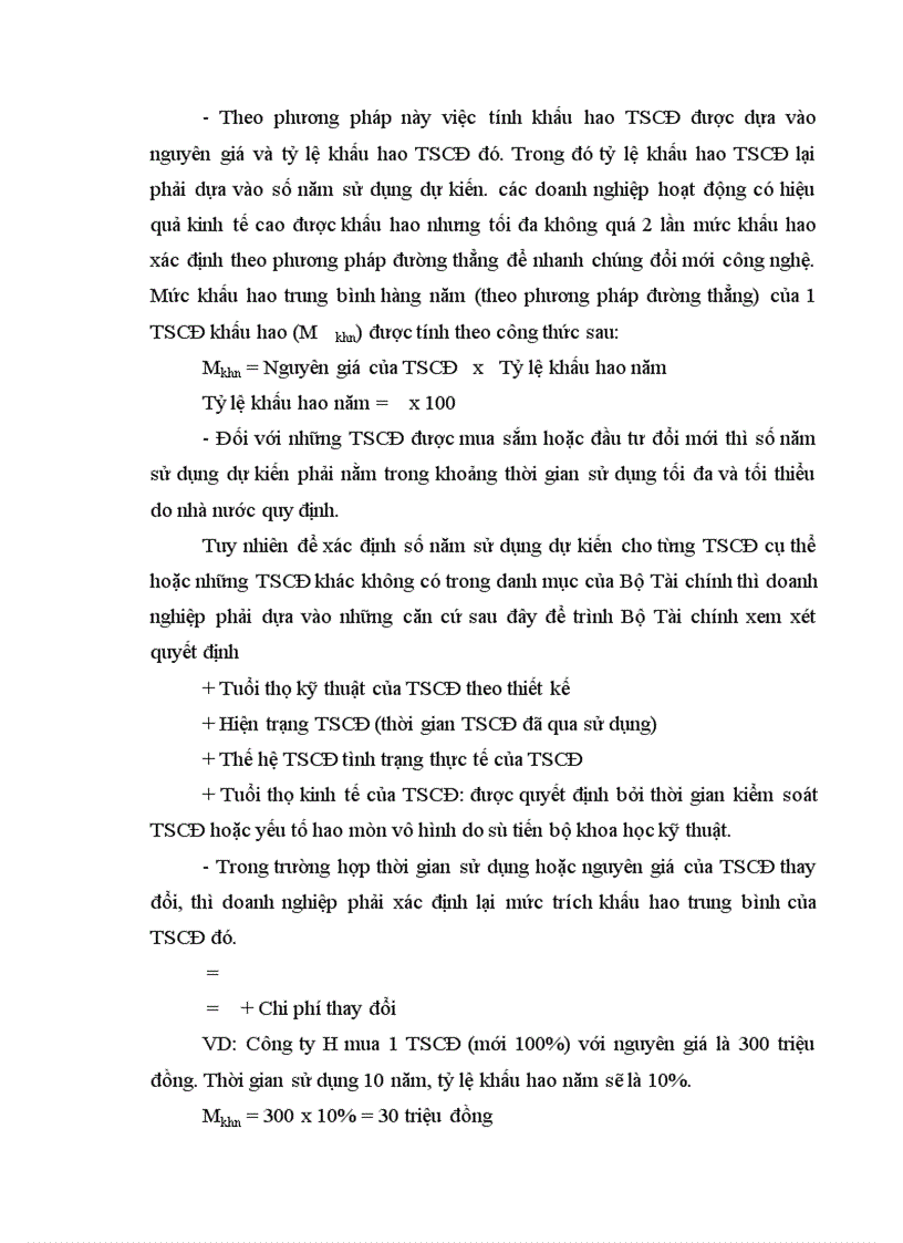 image for page Cơ sở lý luận về khấu hao TSCĐ và hạch toán khấu hao TSCĐ