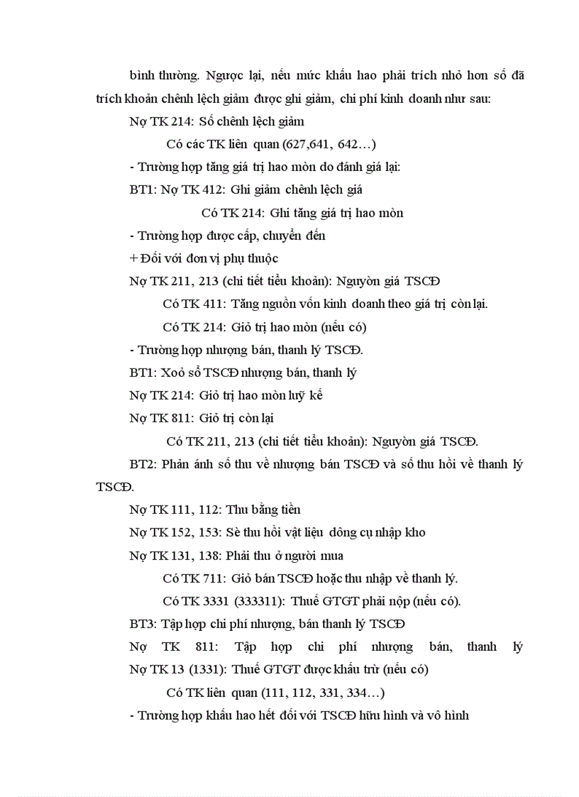image for page Cơ sở lý luận về khấu hao TSCĐ và hạch toán khấu hao TSCĐ