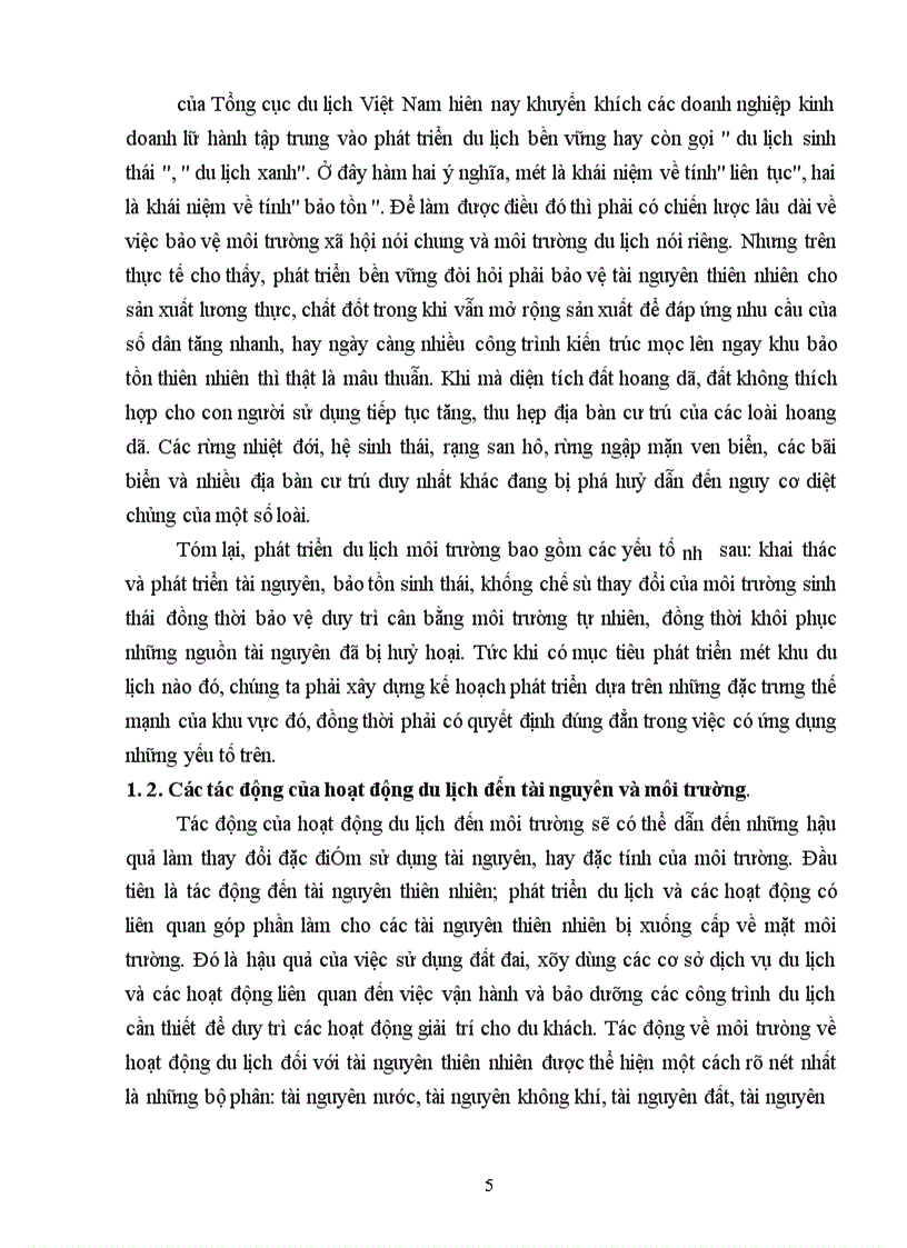 image for page Du lịch môi trường