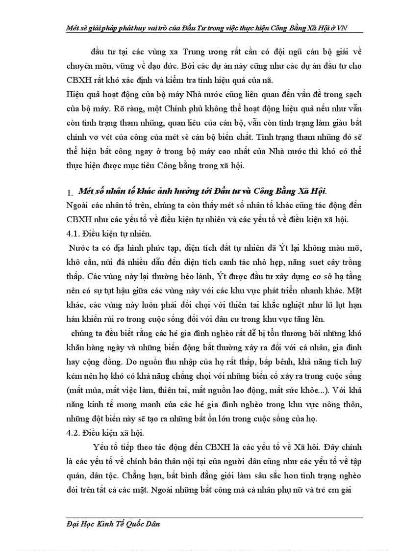 image for page Một số giải pháp phát huy vai trò của Đầu Tư trong việc thực hiện công Bằng Xã Hội ở VN