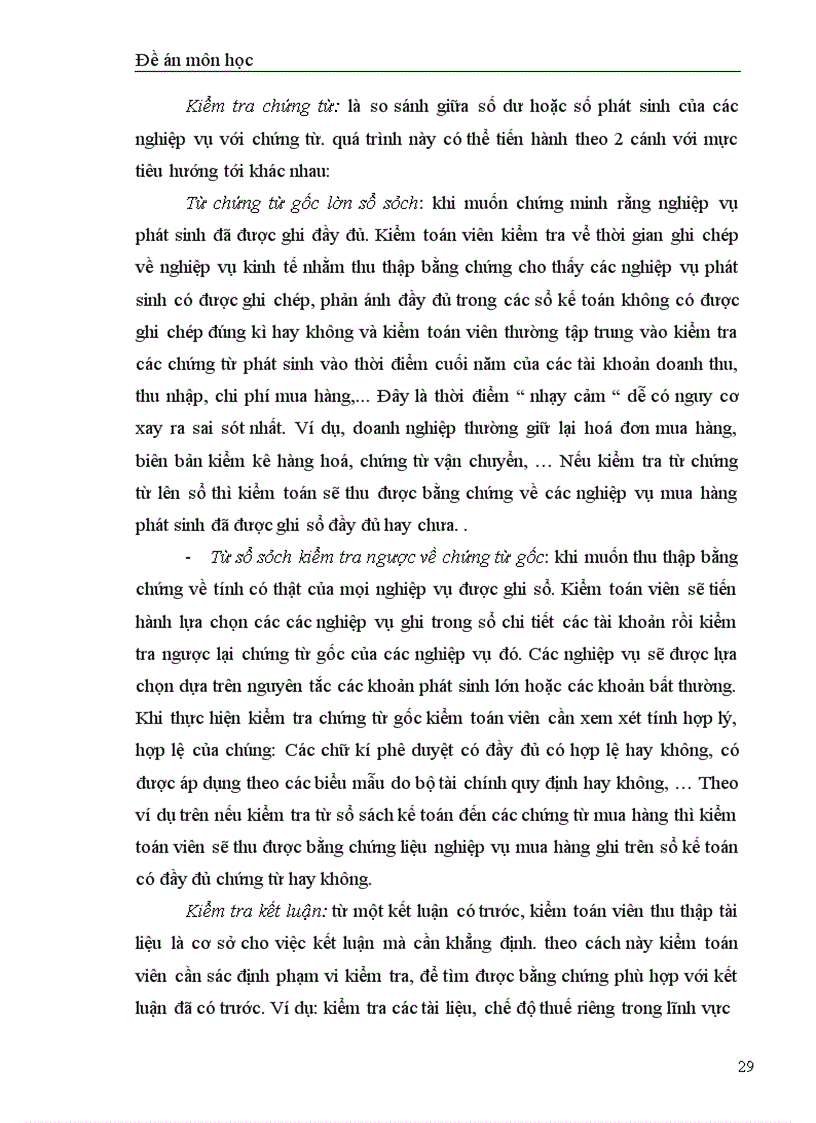 image for page Các loại bằng chứng kiểm toán và phương pháp kỹ thuật thu thập bằng chứng kiểm toán