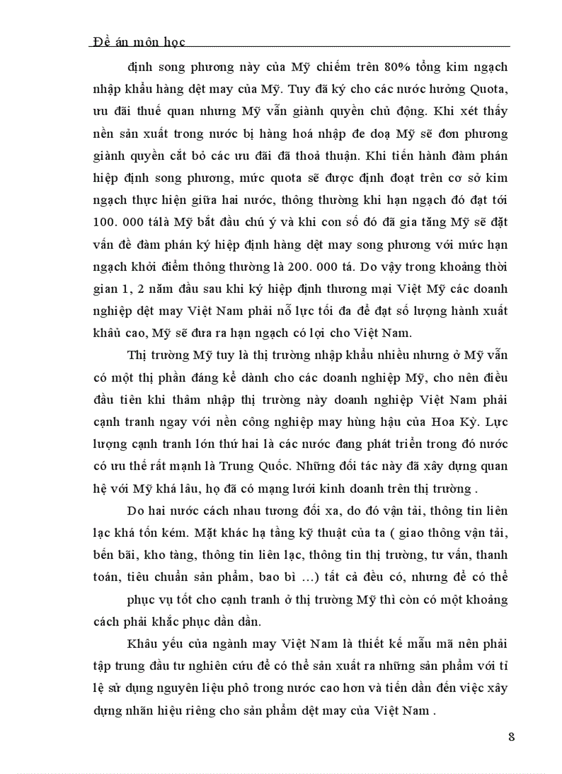 image for page Khả năng xuất khẩu dệt may Việt Nam sang thị trường Mỹ-.