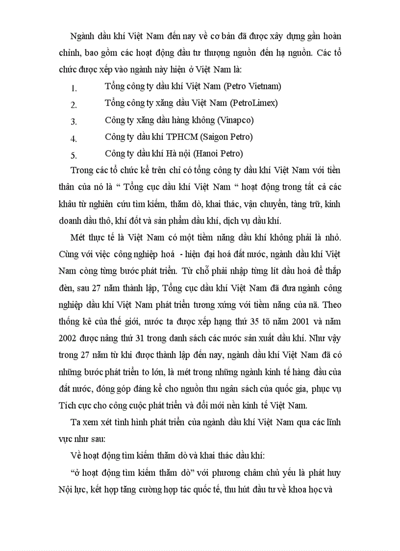 image for page Khái quát chung về đầu tư và vấn đề huy động vốn đầu tư vào ngành Dầu khí Việt Nam