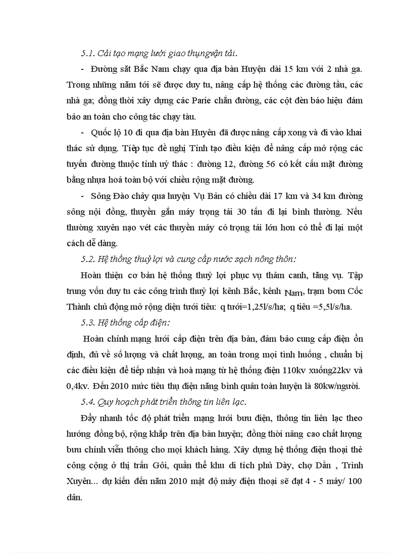 image for page Phát triển kinh tế xã hội huyện Vụ Bản