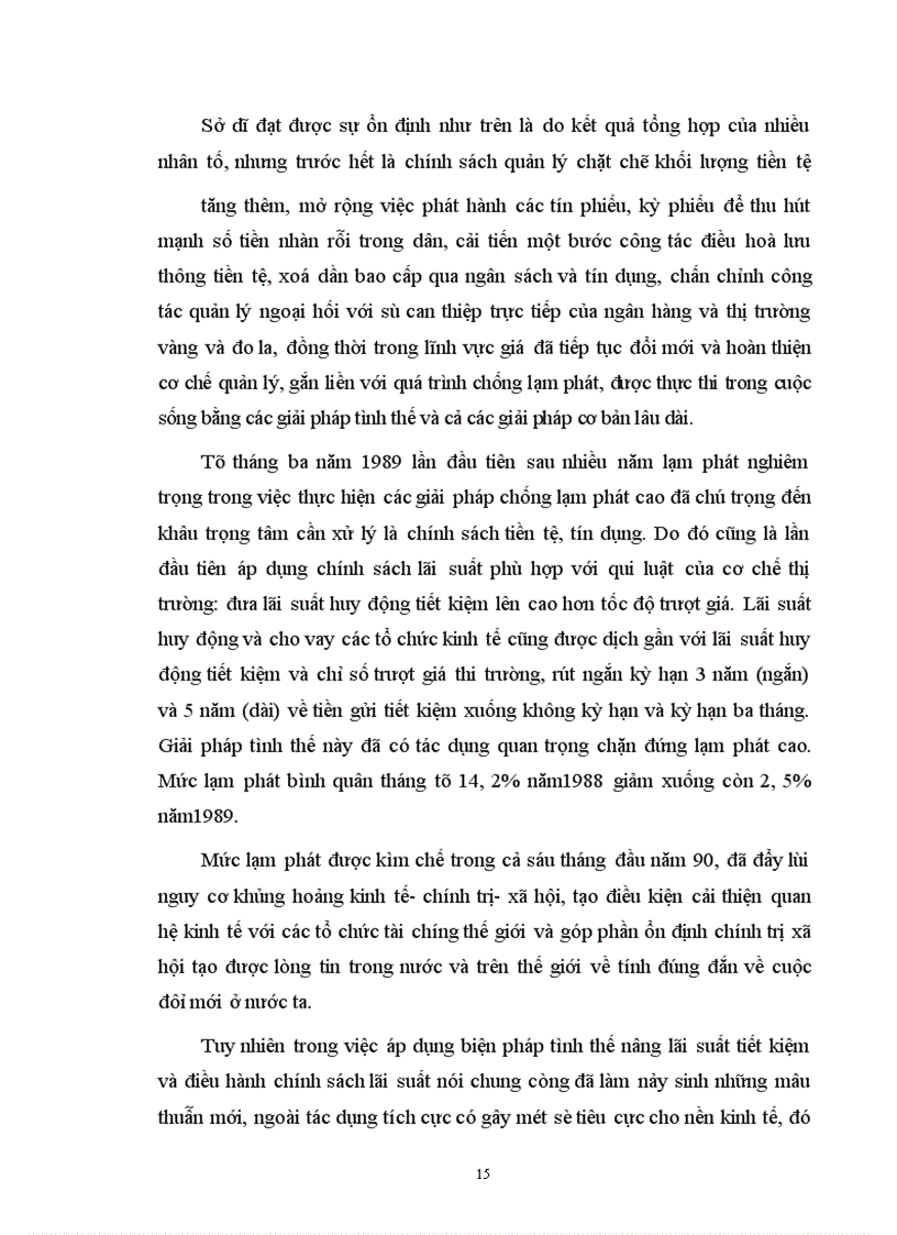 image for page Kiềm chế lạm phát và chống lạm phát ở nước ta