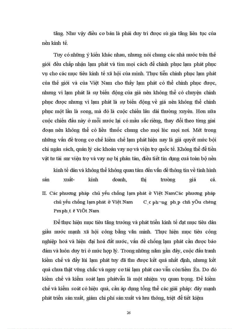 image for page Kiềm chế lạm phát và chống lạm phát ở nước ta