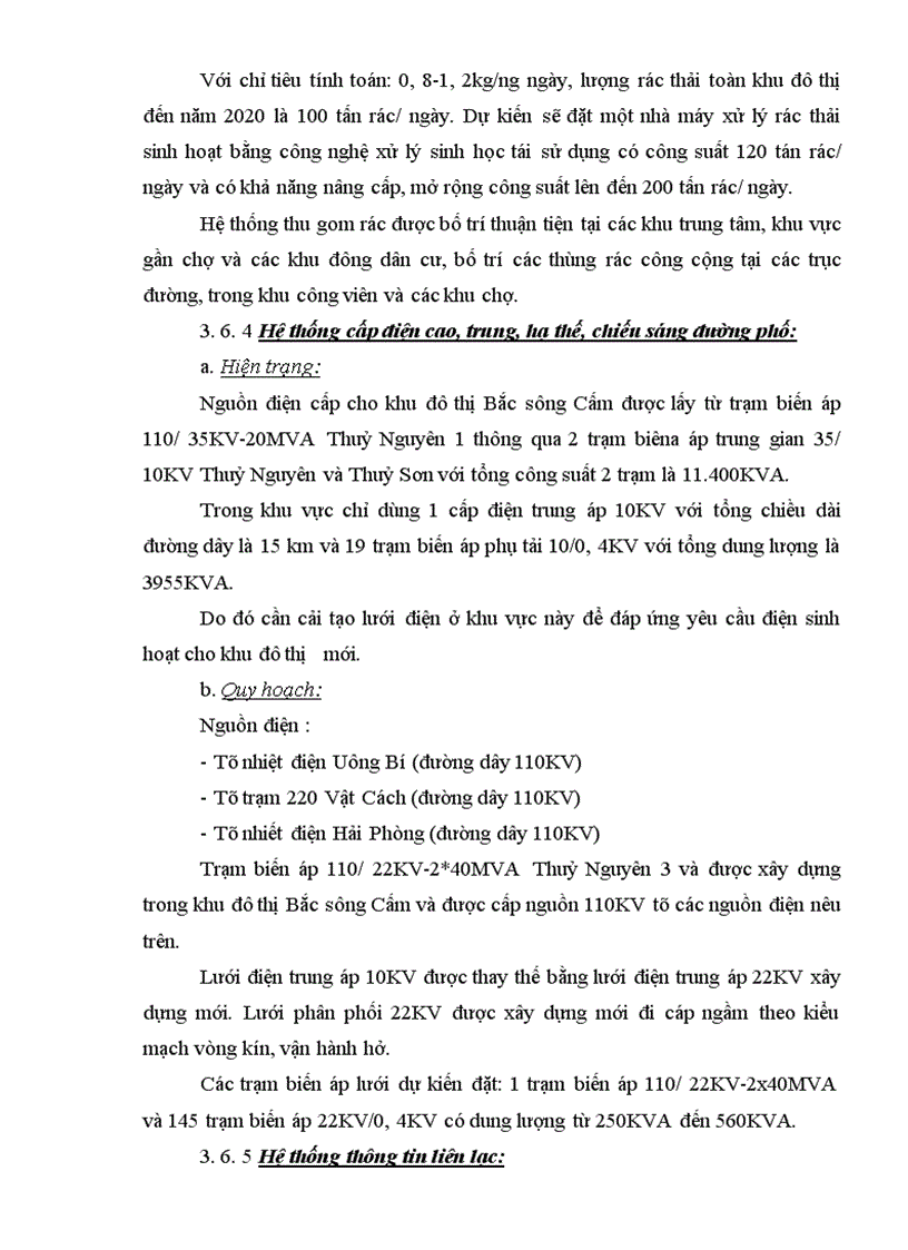 image for page Nội dung quy hoạch chi tiết khu đô thị bắc sông Cấm