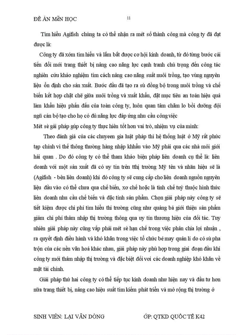 image for page Báo cáo thực tập tổng hợp về công ty Agifish