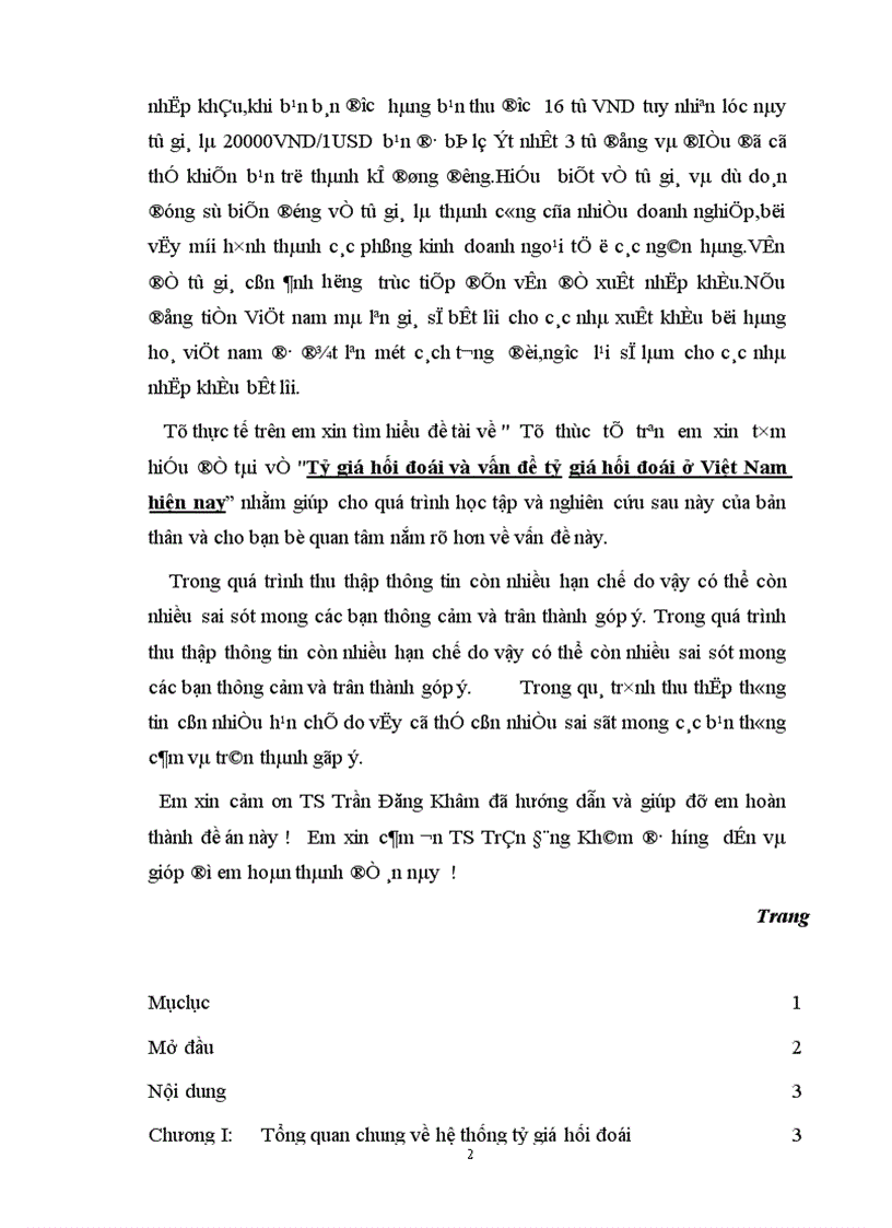 image for page Tỷ giá hối đoái và vấn đề tỷ giá hối đoái ở Việt Nam hiện nay