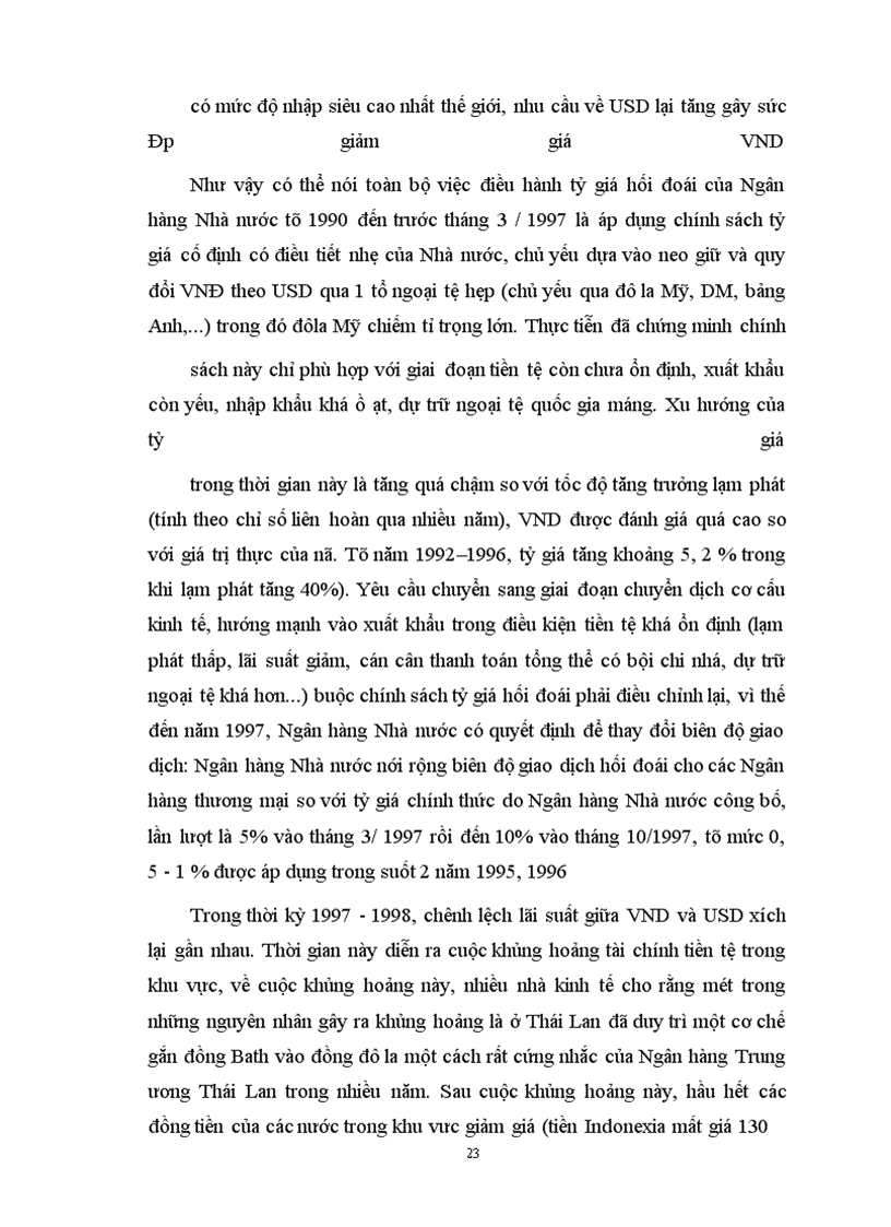 image for page Tỷ giá hối đoái và vấn đề tỷ giá hối đoái ở Việt Nam hiện nay
