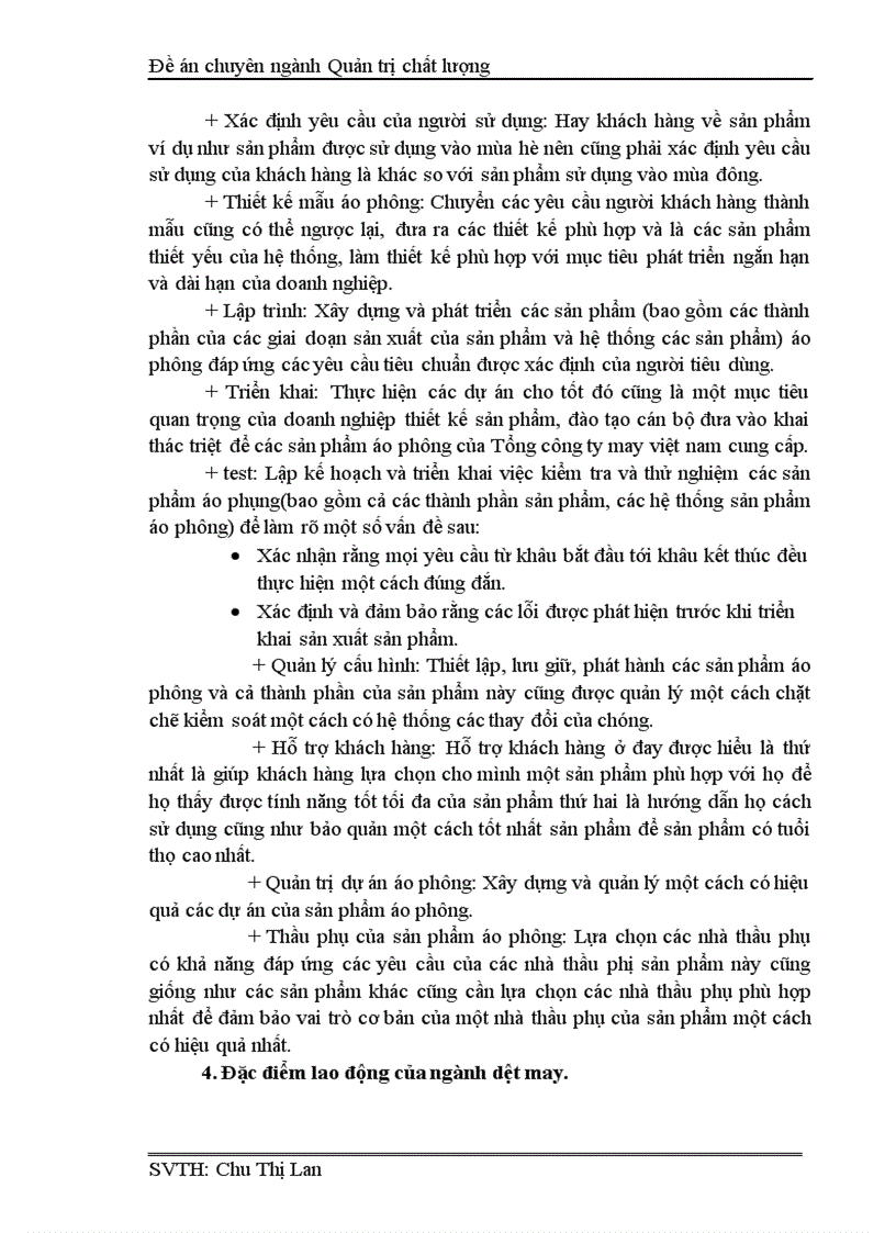 image for page Chất lượng vàchất lượng sản phẩm áo phông tại Tổng công ty may Việt Nam