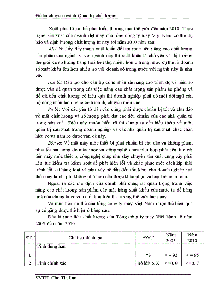 image for page Chất lượng vàchất lượng sản phẩm áo phông tại Tổng công ty may Việt Nam