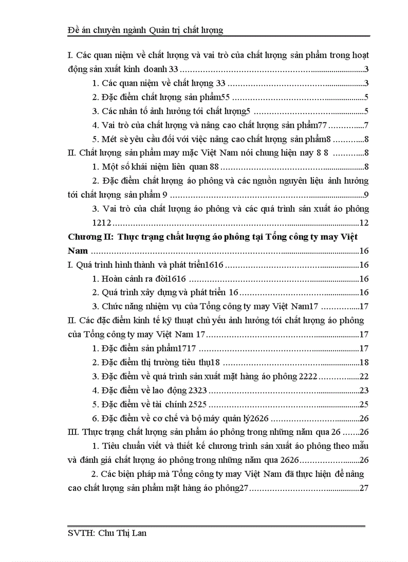 image for page Chất lượng vàchất lượng sản phẩm áo phông tại Tổng công ty may Việt Nam