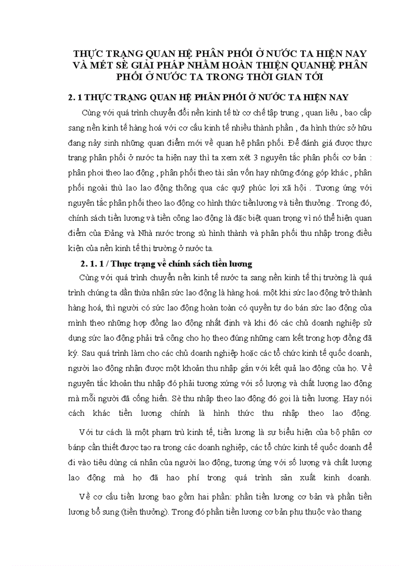 image for page Quan hệ phân phối ở nứoc ta và những giải pháp hoàn thiện quan hệ phân phối ở nứoc ta hiện nay