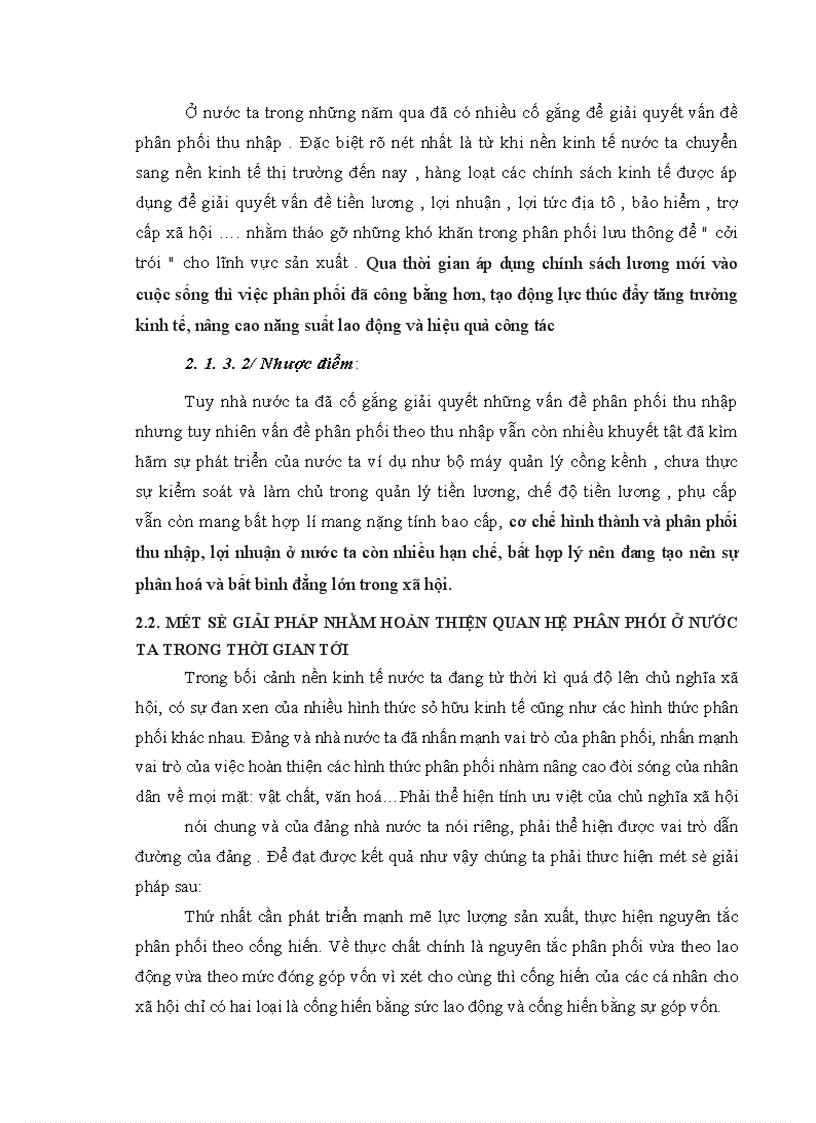 image for page Quan hệ phân phối ở nứoc ta và những giải pháp hoàn thiện quan hệ phân phối ở nứoc ta hiện nay