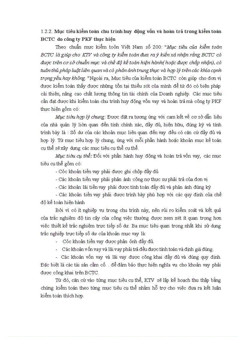 image for page Thực trạng vận dụng quy trình kiểm toán vào kiểm toán chu trình huy động vốn vay và hoàn trả trong kiểm toán BCTC