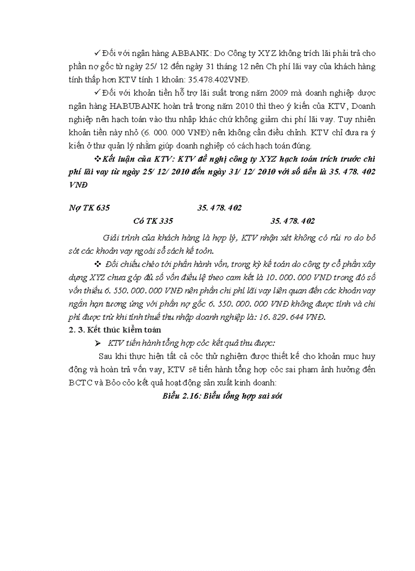 image for page Thực trạng vận dụng quy trình kiểm toán vào kiểm toán chu trình huy động vốn vay và hoàn trả trong kiểm toán BCTC