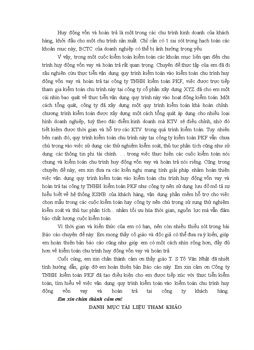 image for page Thực trạng vận dụng quy trình kiểm toán vào kiểm toán chu trình huy động vốn vay và hoàn trả trong kiểm toán BCTC