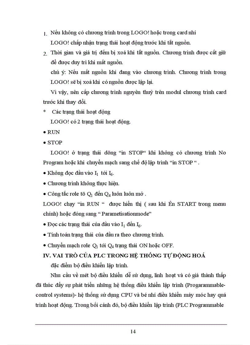 image for page XÂY DựNG Hệ THốNG ĐIềU KHIểN Đóng gói sản phẩm dùng thiết bị điều khiển khả trình LOGO!24RC