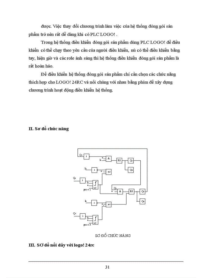 image for page XÂY DựNG Hệ THốNG ĐIềU KHIểN Đóng gói sản phẩm dùng thiết bị điều khiển khả trình LOGO!24RC