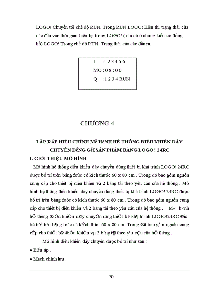 image for page XÂY DựNG Hệ THốNG ĐIềU KHIểN Đóng gói sản phẩm dùng thiết bị điều khiển khả trình LOGO!24RC