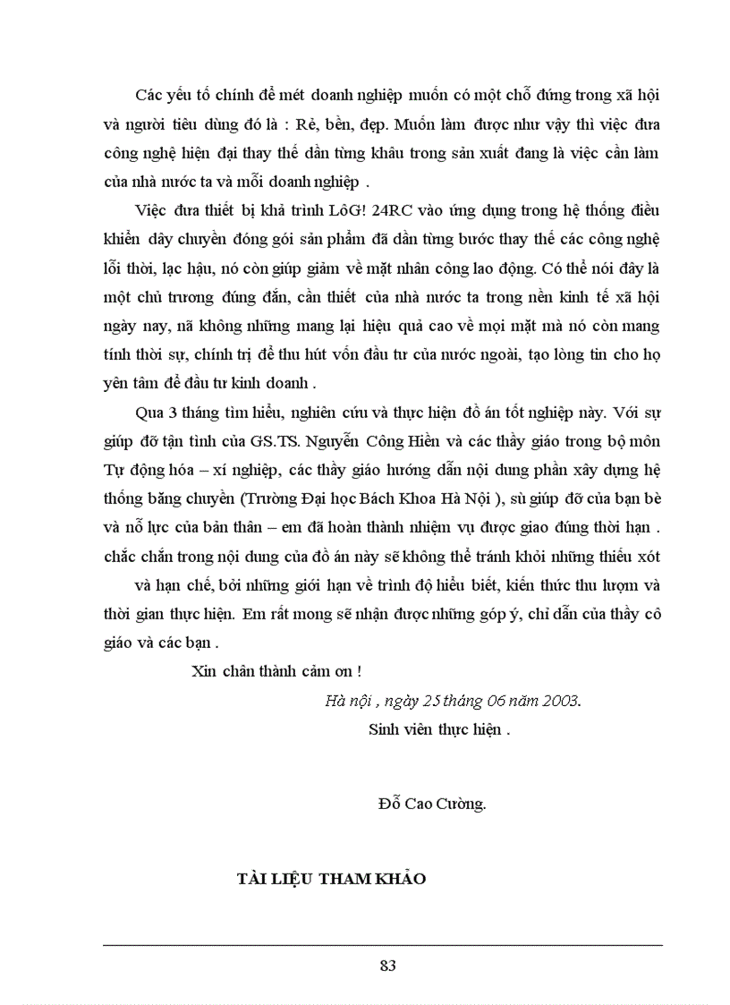 image for page XÂY DựNG Hệ THốNG ĐIềU KHIểN Đóng gói sản phẩm dùng thiết bị điều khiển khả trình LOGO!24RC