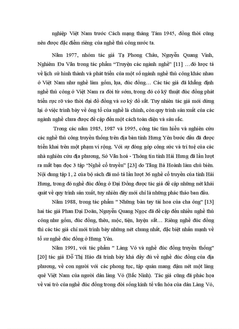 image for page Nghề đúc đồng ở xã Đại Đồng huyện Văn Lâm, tỉnh Hưng Yên - Truyền thống và hiện đại
