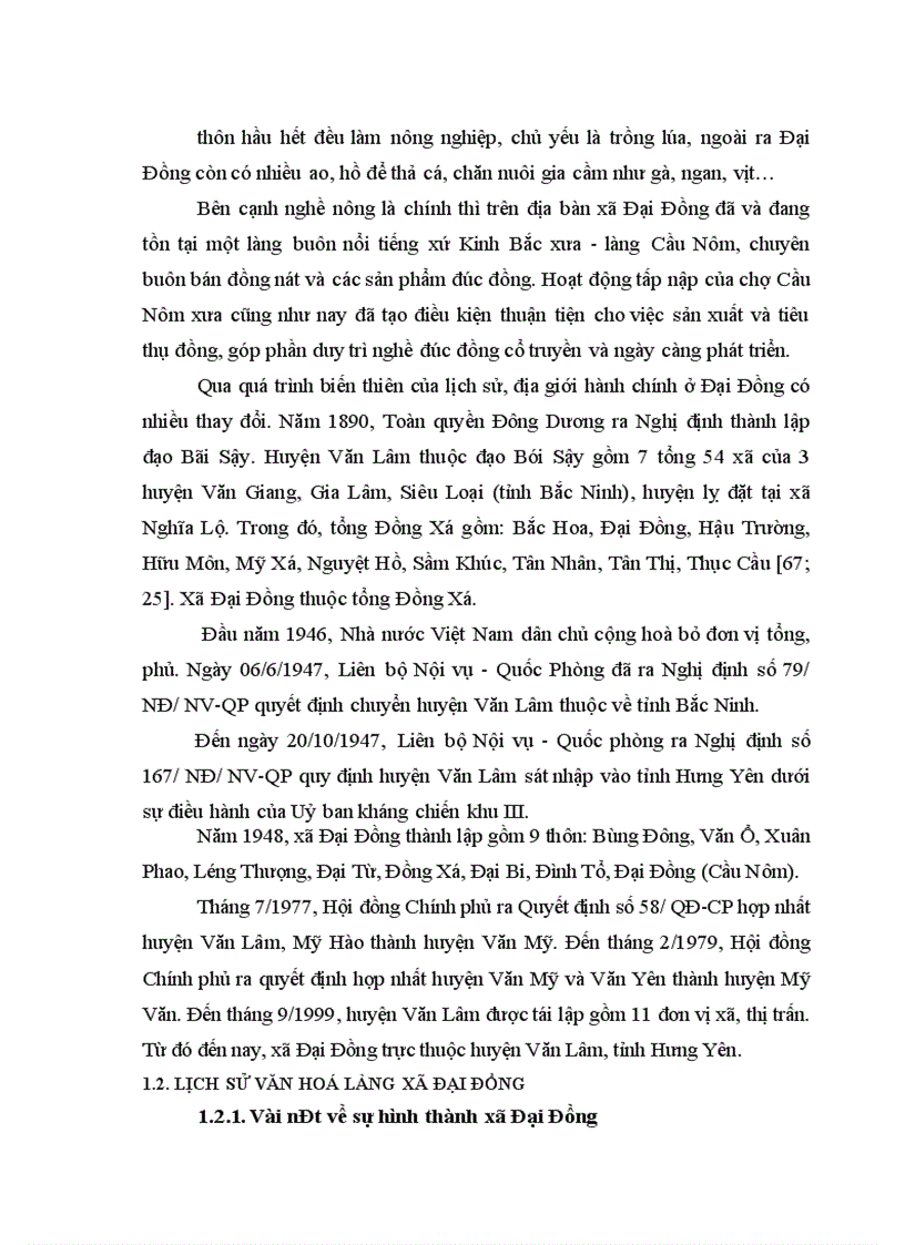 image for page Nghề đúc đồng ở xã Đại Đồng huyện Văn Lâm, tỉnh Hưng Yên - Truyền thống và hiện đại