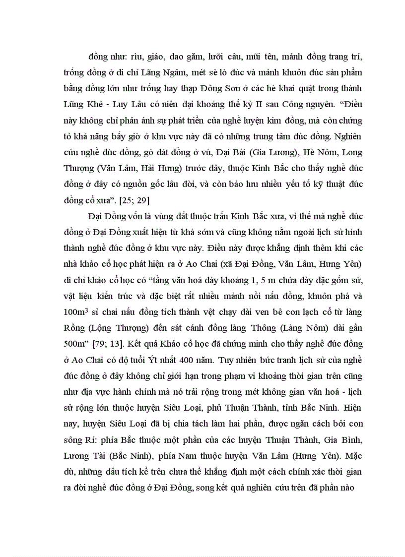 image for page Nghề đúc đồng ở xã Đại Đồng huyện Văn Lâm, tỉnh Hưng Yên - Truyền thống và hiện đại