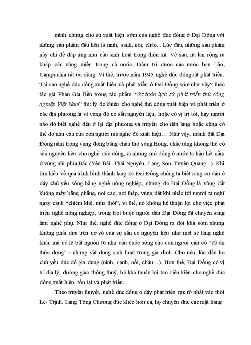 image for page Nghề đúc đồng ở xã Đại Đồng huyện Văn Lâm, tỉnh Hưng Yên - Truyền thống và hiện đại