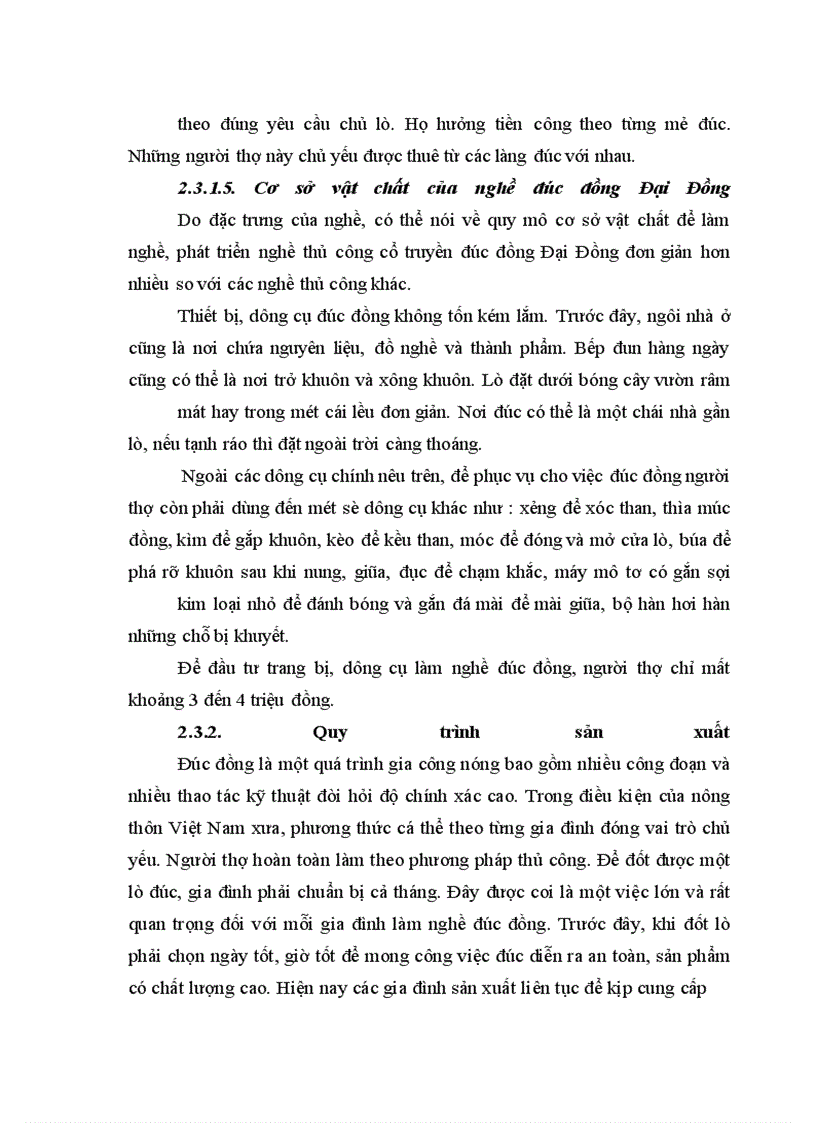 image for page Nghề đúc đồng ở xã Đại Đồng huyện Văn Lâm, tỉnh Hưng Yên - Truyền thống và hiện đại