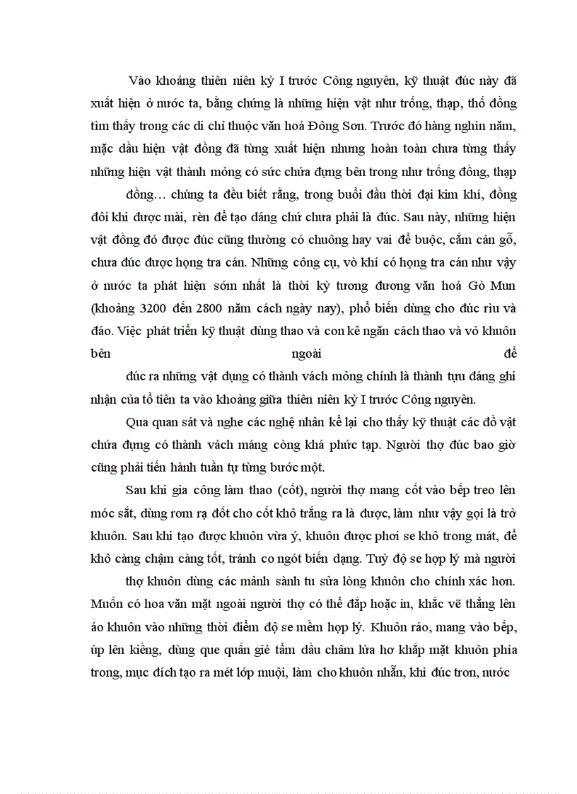 image for page Nghề đúc đồng ở xã Đại Đồng huyện Văn Lâm, tỉnh Hưng Yên - Truyền thống và hiện đại