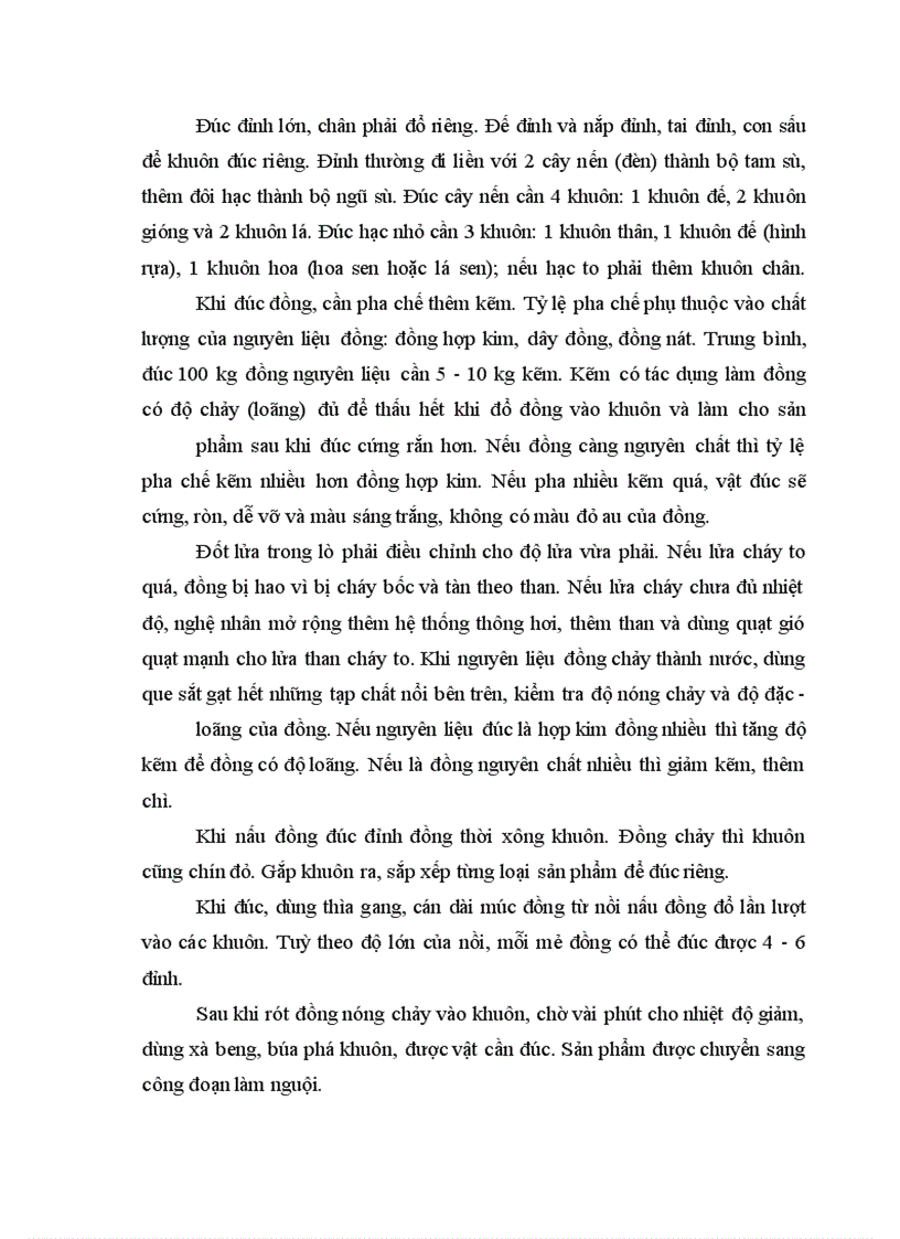 image for page Nghề đúc đồng ở xã Đại Đồng huyện Văn Lâm, tỉnh Hưng Yên - Truyền thống và hiện đại
