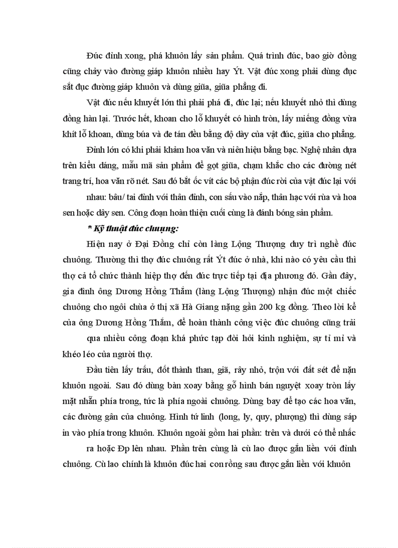 image for page Nghề đúc đồng ở xã Đại Đồng huyện Văn Lâm, tỉnh Hưng Yên - Truyền thống và hiện đại