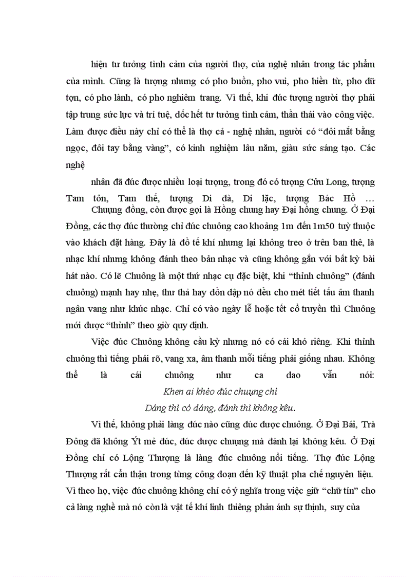 image for page Nghề đúc đồng ở xã Đại Đồng huyện Văn Lâm, tỉnh Hưng Yên - Truyền thống và hiện đại