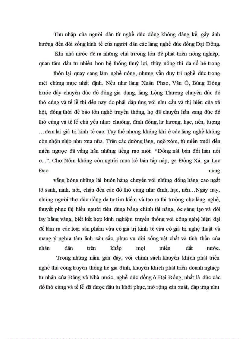 image for page Nghề đúc đồng ở xã Đại Đồng huyện Văn Lâm, tỉnh Hưng Yên - Truyền thống và hiện đại