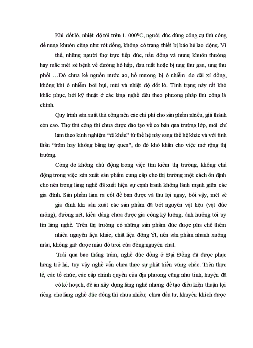 image for page Nghề đúc đồng ở xã Đại Đồng huyện Văn Lâm, tỉnh Hưng Yên - Truyền thống và hiện đại