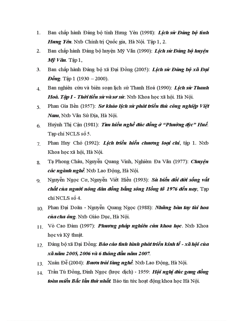 image for page Nghề đúc đồng ở xã Đại Đồng huyện Văn Lâm, tỉnh Hưng Yên - Truyền thống và hiện đại