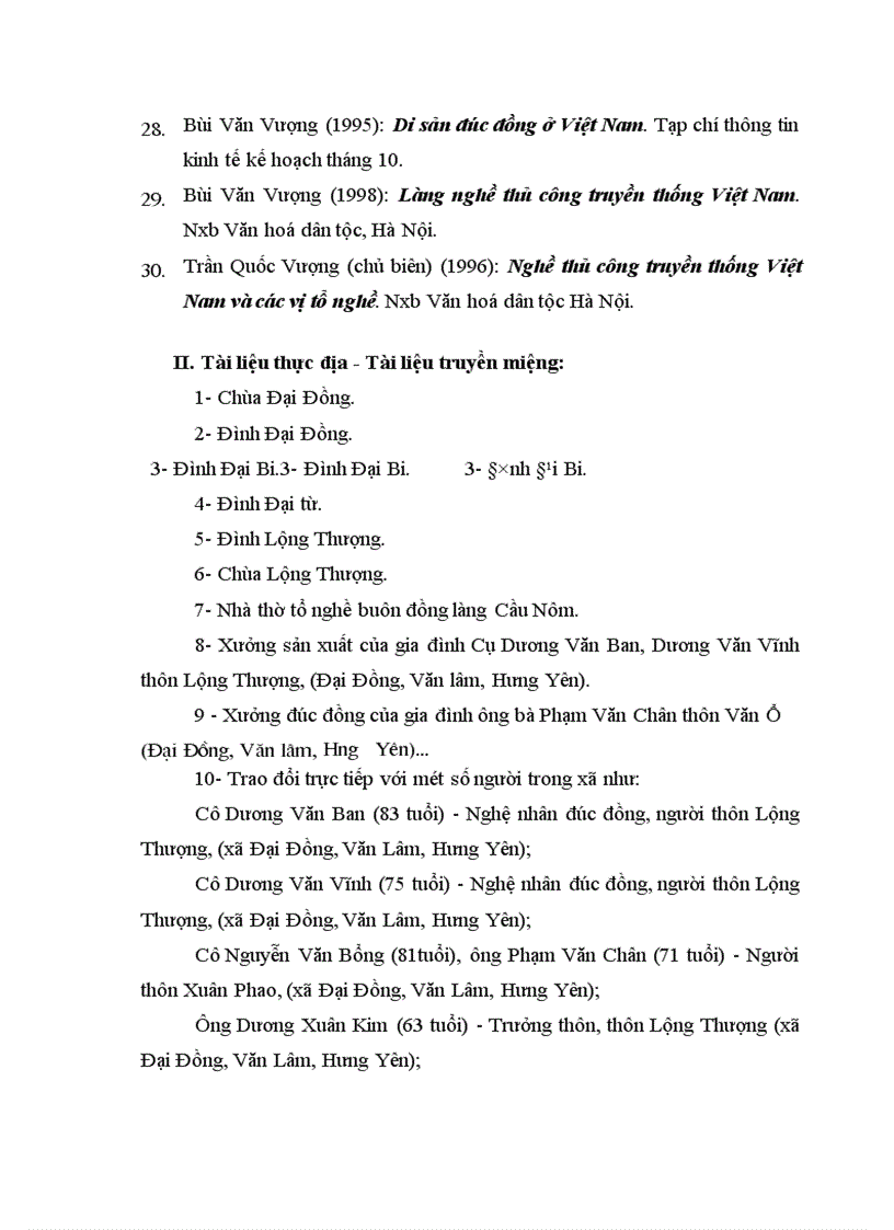 image for page Nghề đúc đồng ở xã Đại Đồng huyện Văn Lâm, tỉnh Hưng Yên - Truyền thống và hiện đại