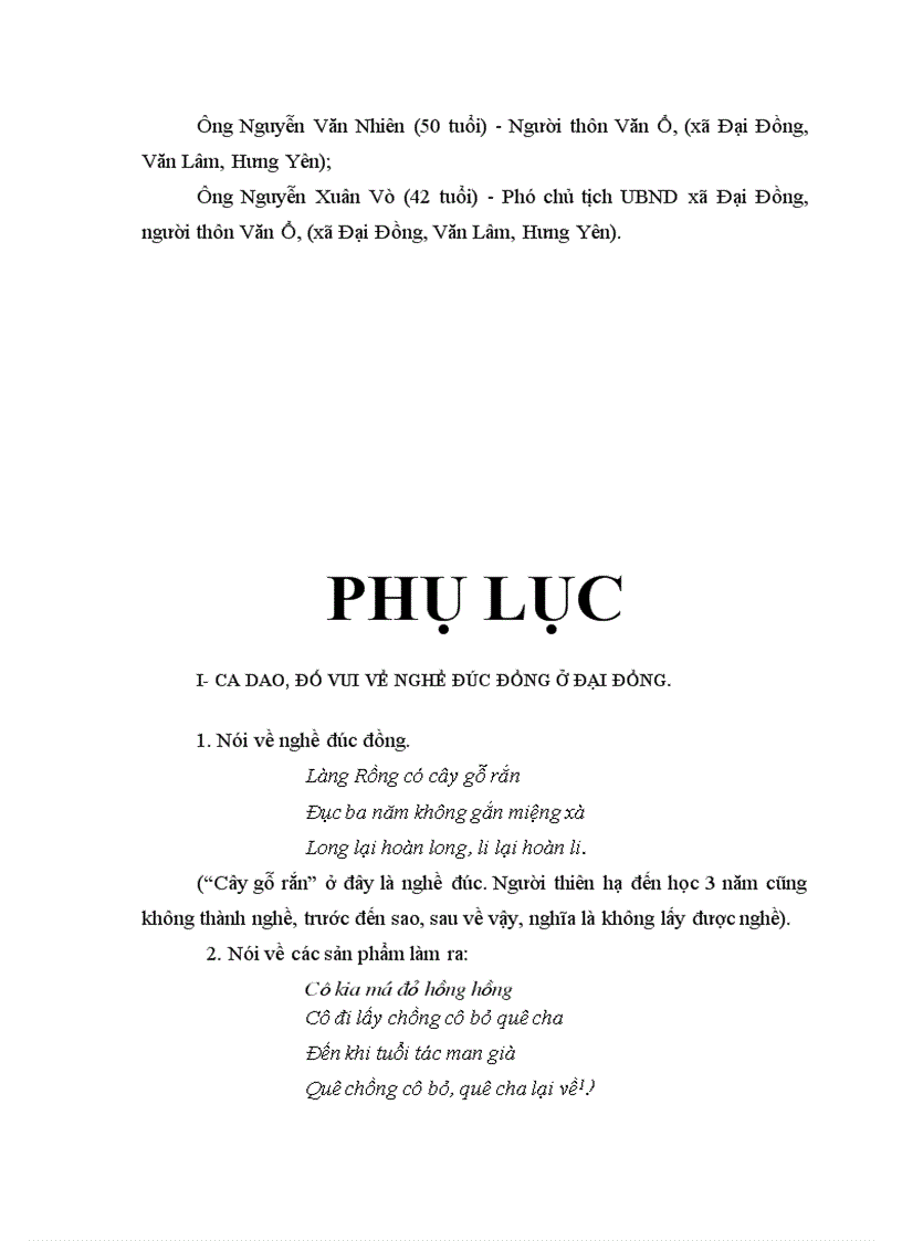 image for page Nghề đúc đồng ở xã Đại Đồng huyện Văn Lâm, tỉnh Hưng Yên - Truyền thống và hiện đại
