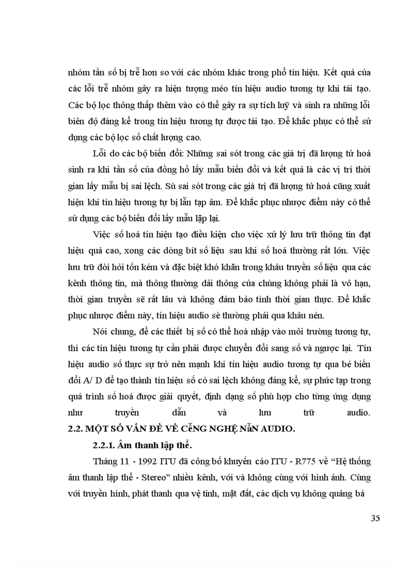 image for page Nén tín hiệu audio theo tiêu chuẩn MPEG -2 và các ứng dụng