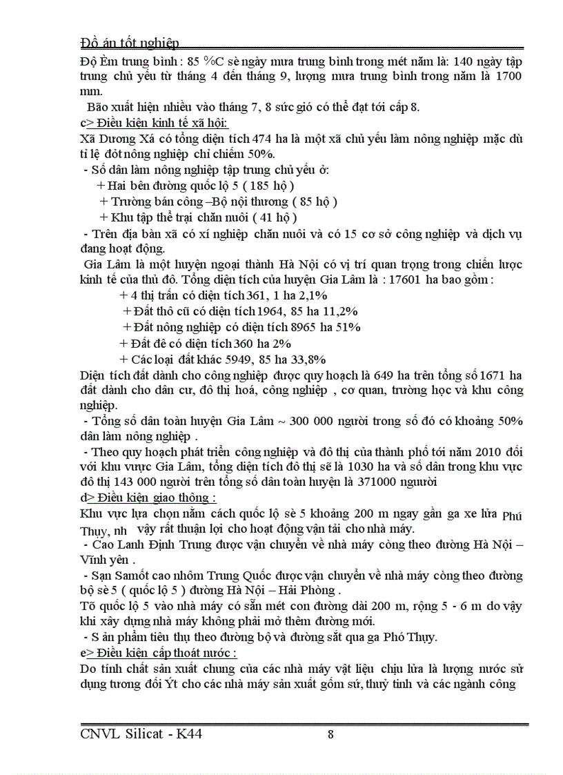 image for page Thiết kế nhà máy sản xuất VLCL cao nhôm với hàm lượng nhôm Oxít (Al203