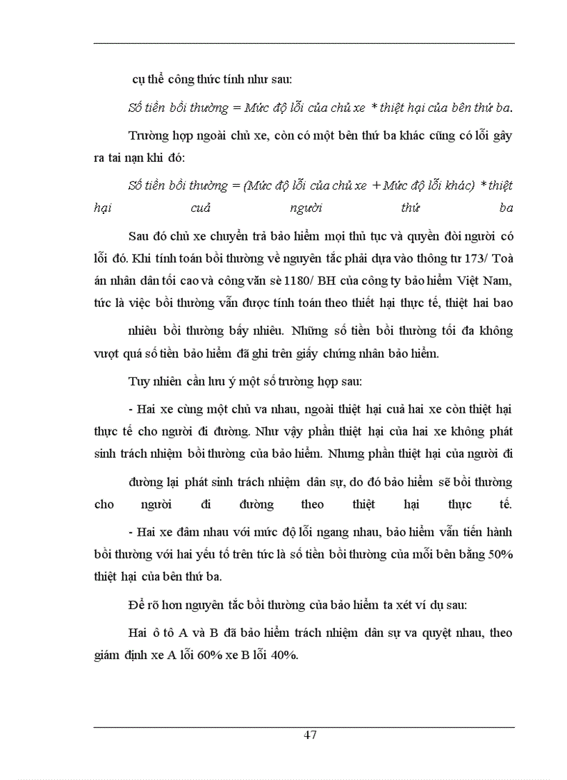 image for page Việc triển khai nghiệp vụ bảo hiểm trách nhiệm dân sự của chủ xe cơ giới đối với người thứ ba ------------------ việc đề phòng và hạn chế tổn thất đặc biệt trong lĩnh vực giao thông vận tải