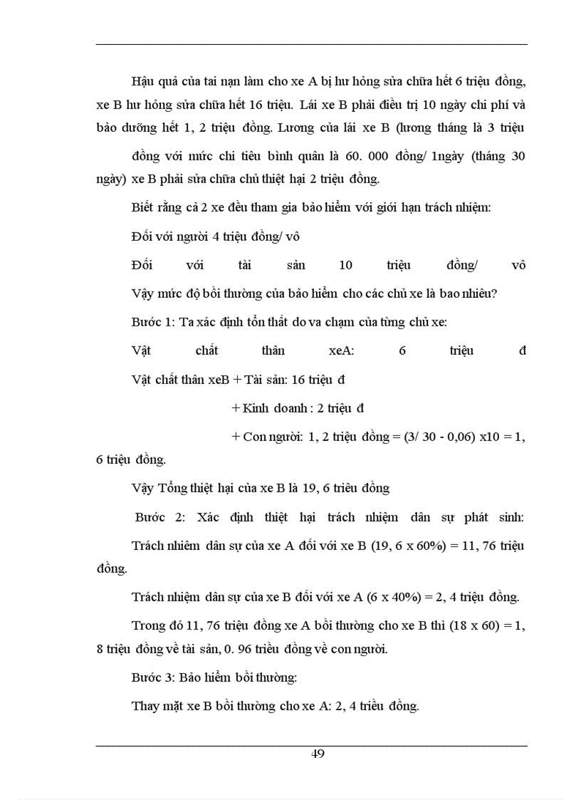 image for page Việc triển khai nghiệp vụ bảo hiểm trách nhiệm dân sự của chủ xe cơ giới đối với người thứ ba ------------------ việc đề phòng và hạn chế tổn thất đặc biệt trong lĩnh vực giao thông vận tải