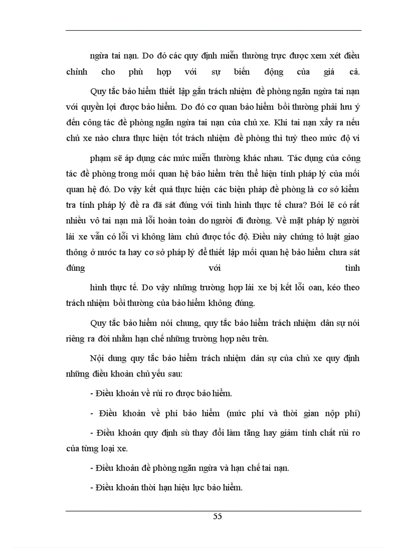 image for page Việc triển khai nghiệp vụ bảo hiểm trách nhiệm dân sự của chủ xe cơ giới đối với người thứ ba ------------------ việc đề phòng và hạn chế tổn thất đặc biệt trong lĩnh vực giao thông vận tải