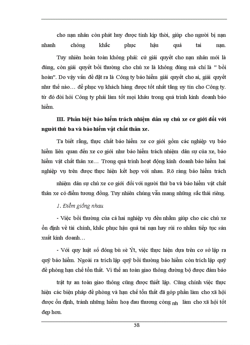 image for page Việc triển khai nghiệp vụ bảo hiểm trách nhiệm dân sự của chủ xe cơ giới đối với người thứ ba ------------------ việc đề phòng và hạn chế tổn thất đặc biệt trong lĩnh vực giao thông vận tải