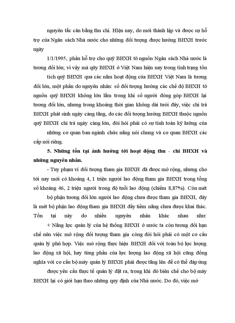 image for page Quản lý hoạt động thu - chi BHXH ở Việt Nam