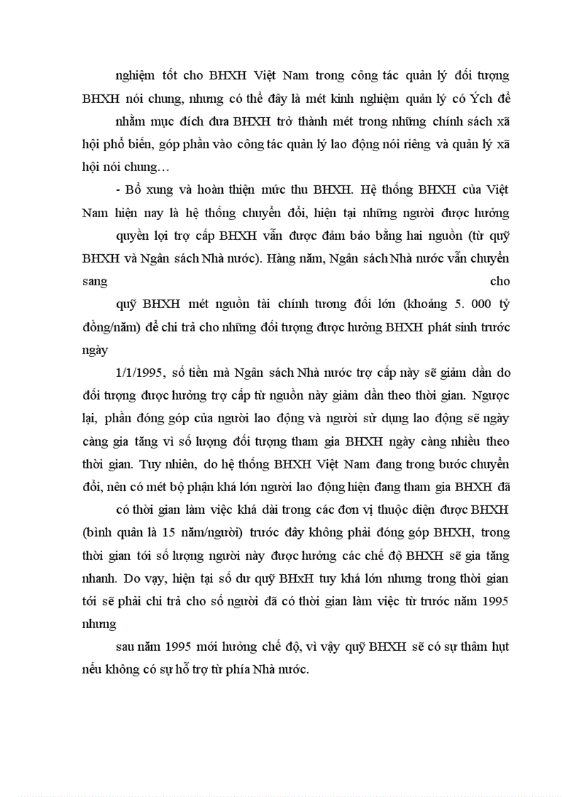 image for page Quản lý hoạt động thu - chi BHXH ở Việt Nam